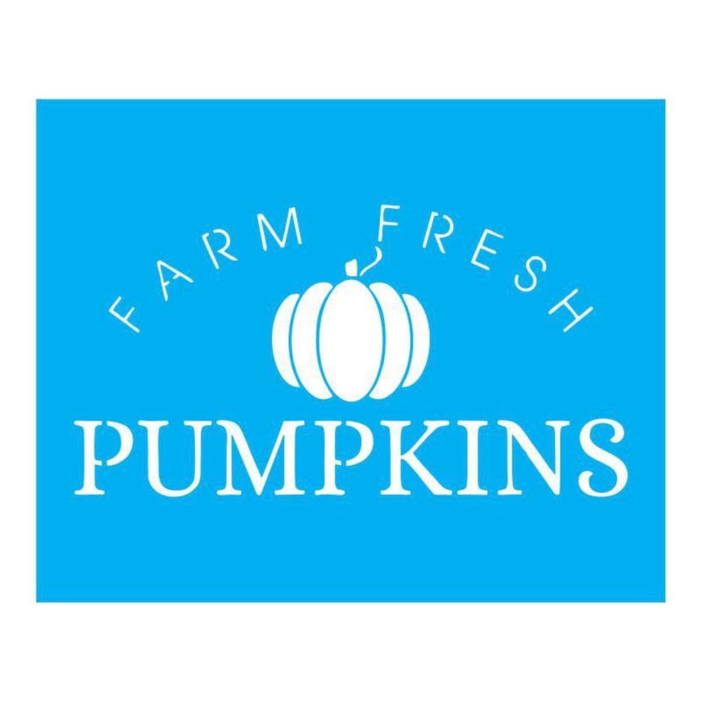 Stencil Tamako Farm Fresh Pumpkins - 20X25 - Ref B320