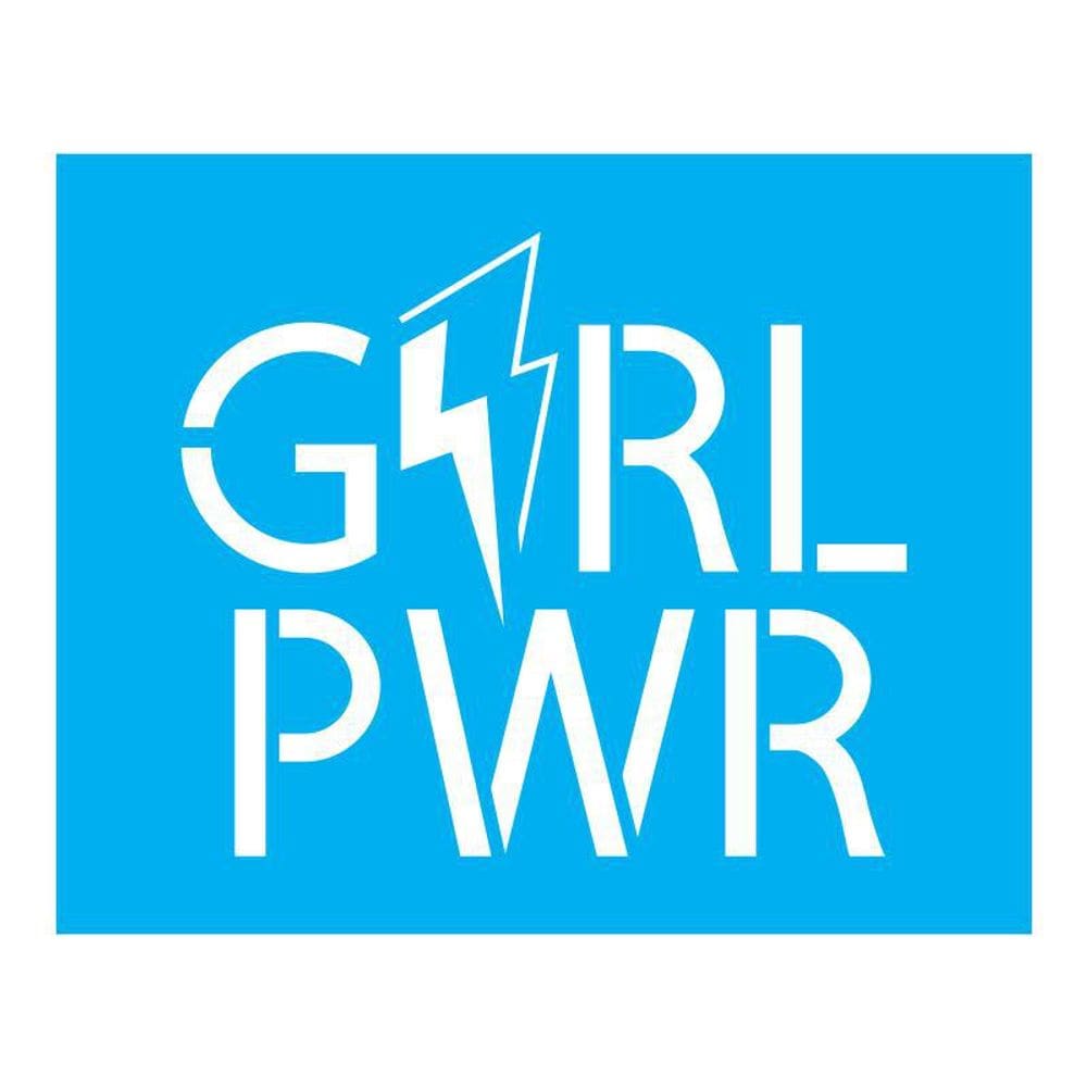 Stencil Tamako Girl Power - 20X25Cm - Ref B366