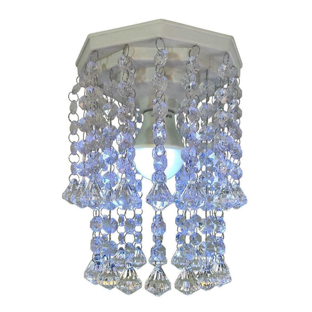 Lustre de Cristal em Acrílico - Design Moderno