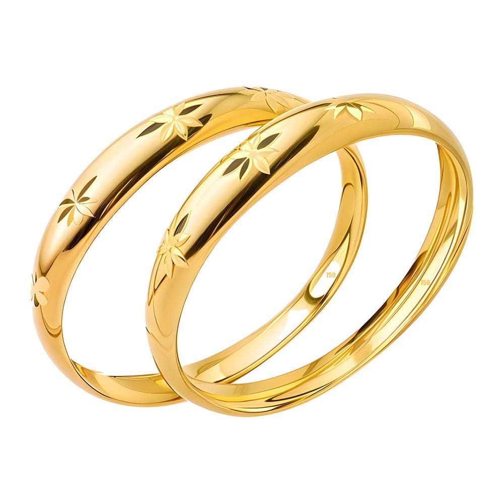 Anel Solitário Feminino De Ouro 18k Par Aparador Flor Diamantado