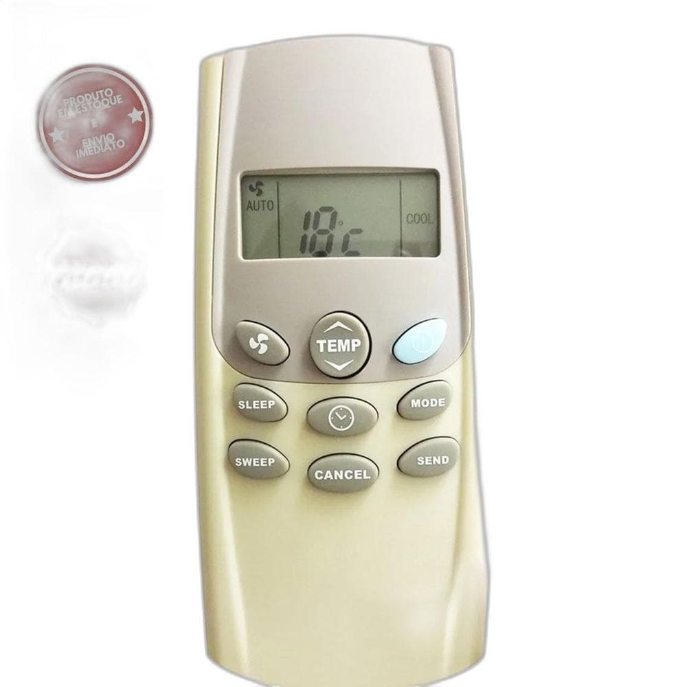 Controle Ar Condicionado Carrier 42Bqa060510Kc Compatível