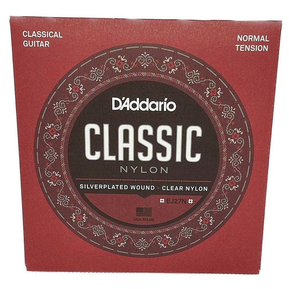 Jogo De Cordas Nylon Violão D`Addario Ej27N Tensão Regular