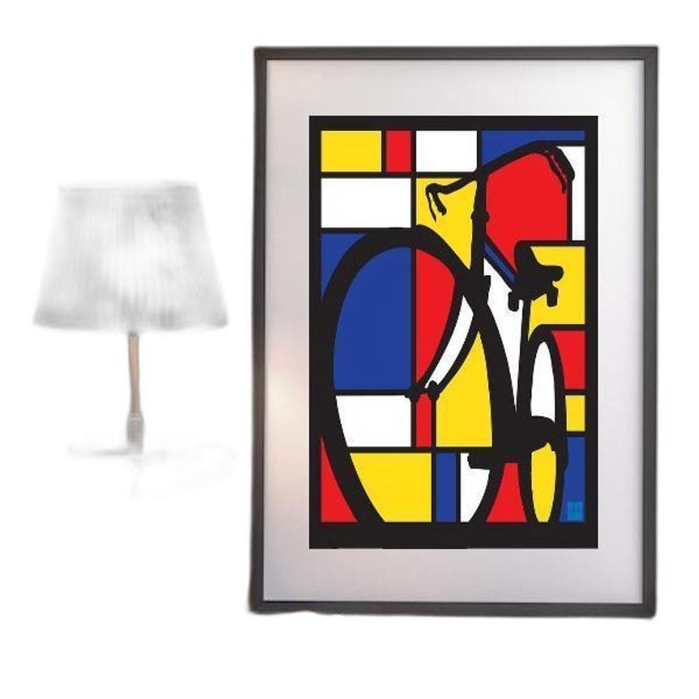 Quadro Bicicleta Mondrian - 60X48Cm