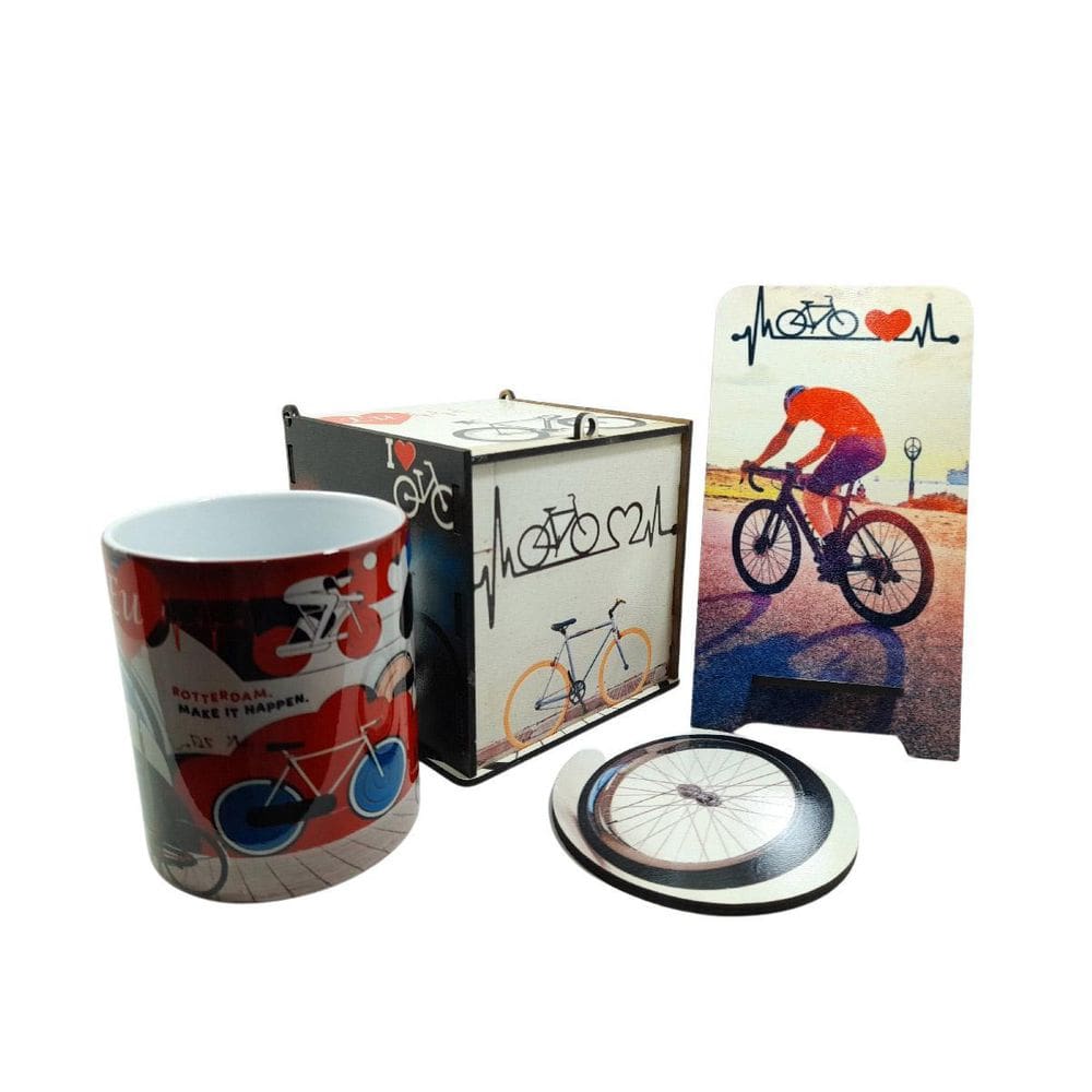 Presente Para Pai Ciclista Kit Art Bike Exclusivo