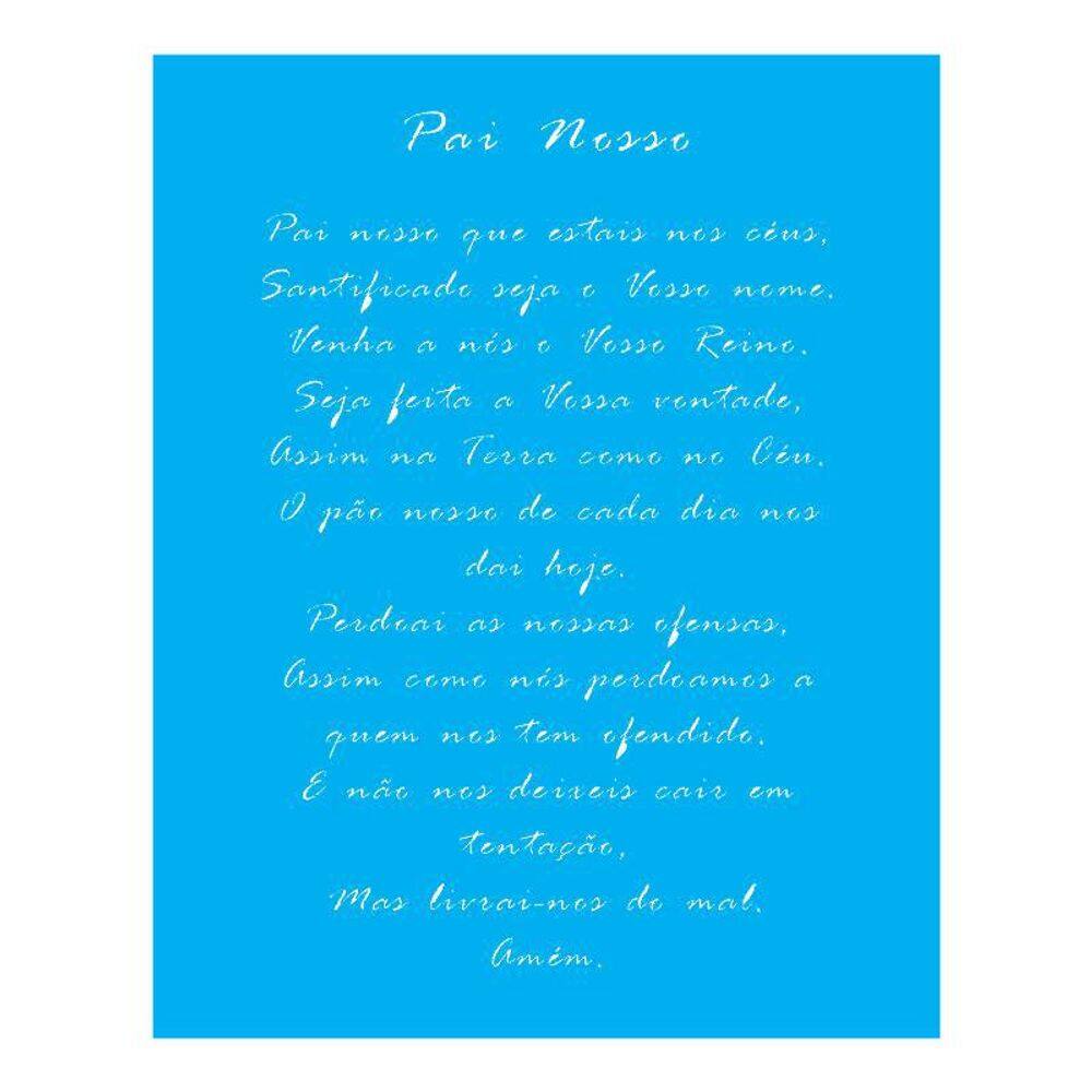 Stencil Tamako Oração - 20X25Cm - Ref 9493