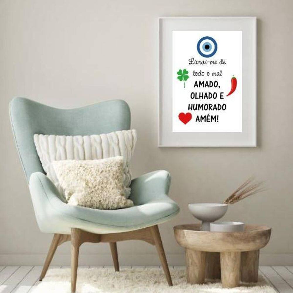 Quadro Para Afastar Más Energias - 60X48Cm