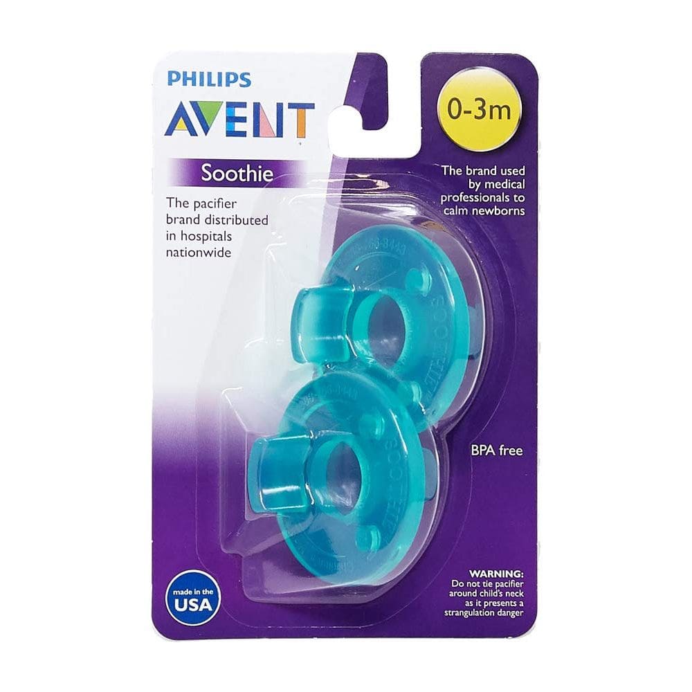 Chupeta Philips Avent SCF190/01 Soothie 0-3 meses Verde/Verde 2 unidades