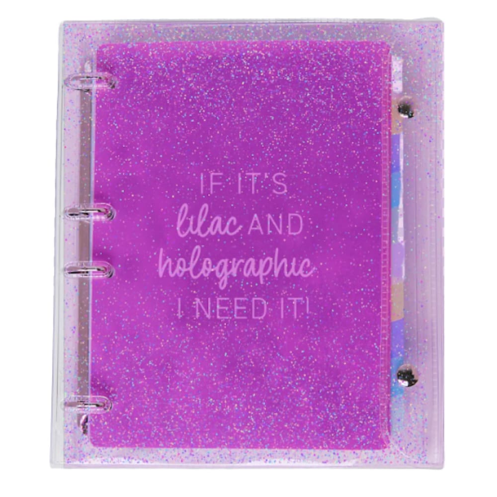 Caderno Argolado Colegial P.V.C Holográfico - POLIBRA