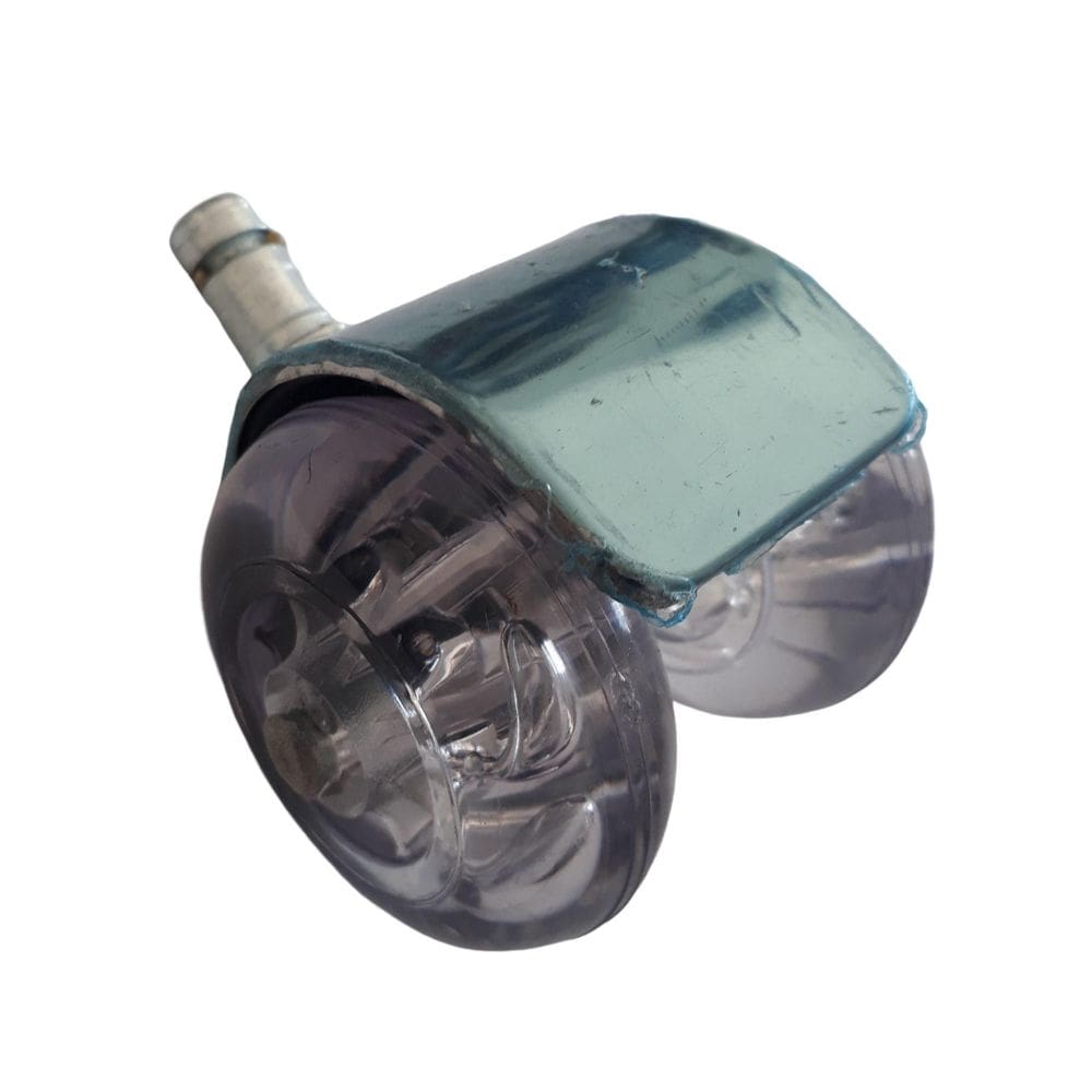 Rodizio Para Cadeira De Escritório Cromado Roda Gel S91 A