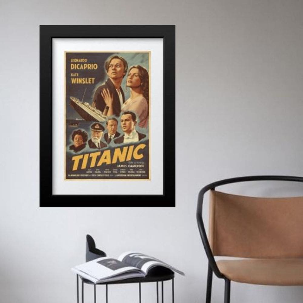 Quadro Poster Filme Titanic - 60X48Cm