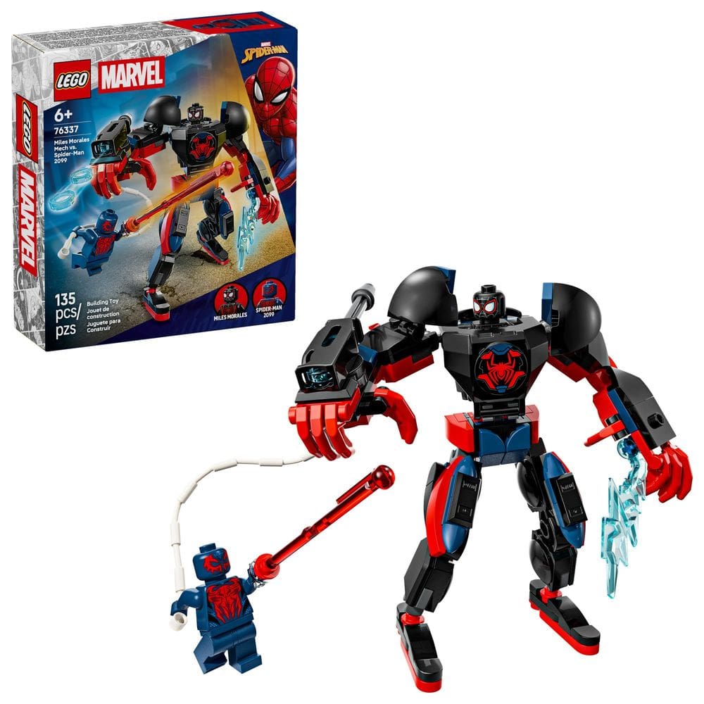 Brinquedo de Montar LEGO Marvel Miles Morales Mech vs. Homem-Aranha