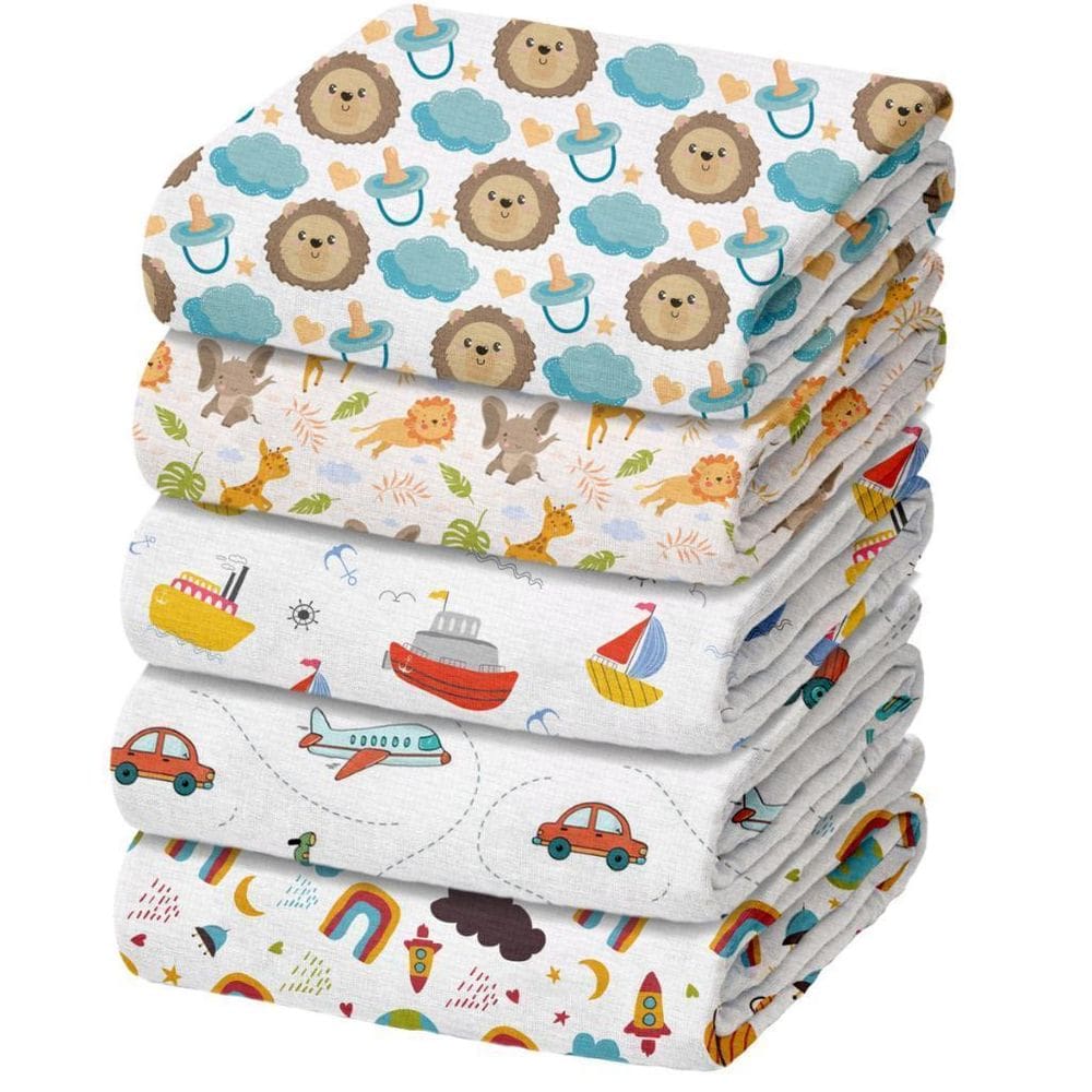 Pacote 10 Fraldas De Pano Luxo Minasrey 70X70 - Masculino