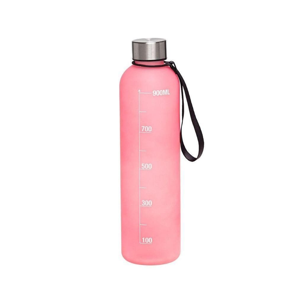 Garrafa De água Com Gradação 1l Rosa