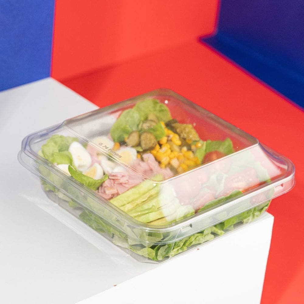 Bandeja Ideal 1500 ml com Tampa G76 c/25un