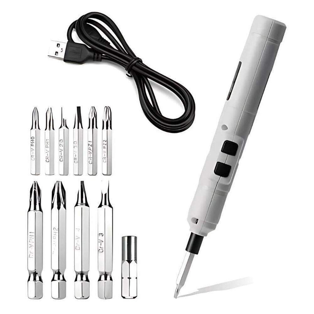 Parafusadeira Sem Fio Compacta Com Kit Completo