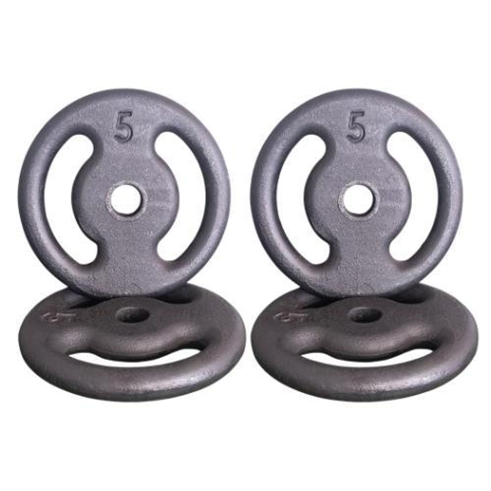 Kit 4X Anilhas De Ferro 05Kg