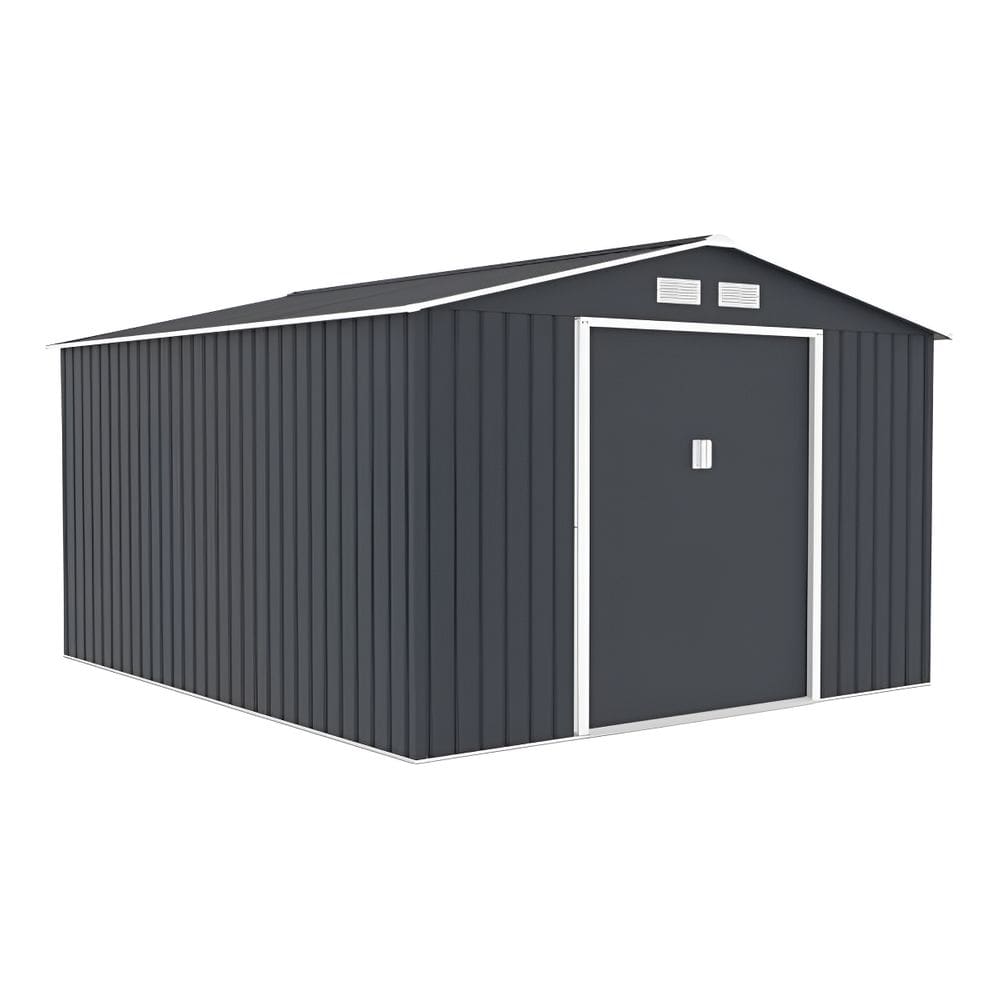 Deposito De Aco Casa Container Jardim Exterior 322x277x203cm Cinza