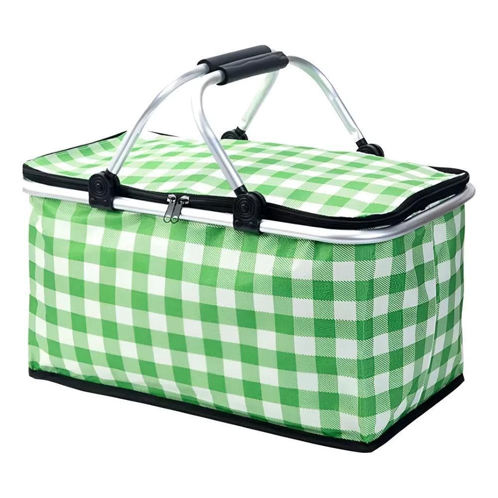 Cesta Termica Bolsa Caixa Dobravel Praia Camping Piquen Verd