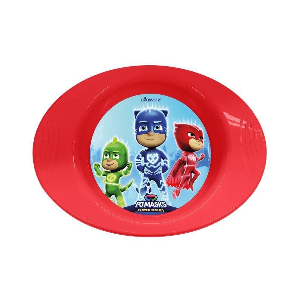 Prato Fundo Decorado 550ml Pj Masks Decorado Pj Masks