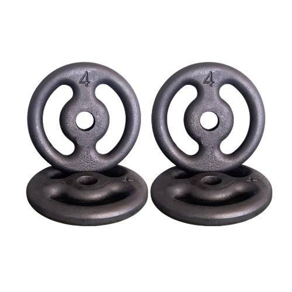 Kit 4X Anilhas De Ferro 04Kg