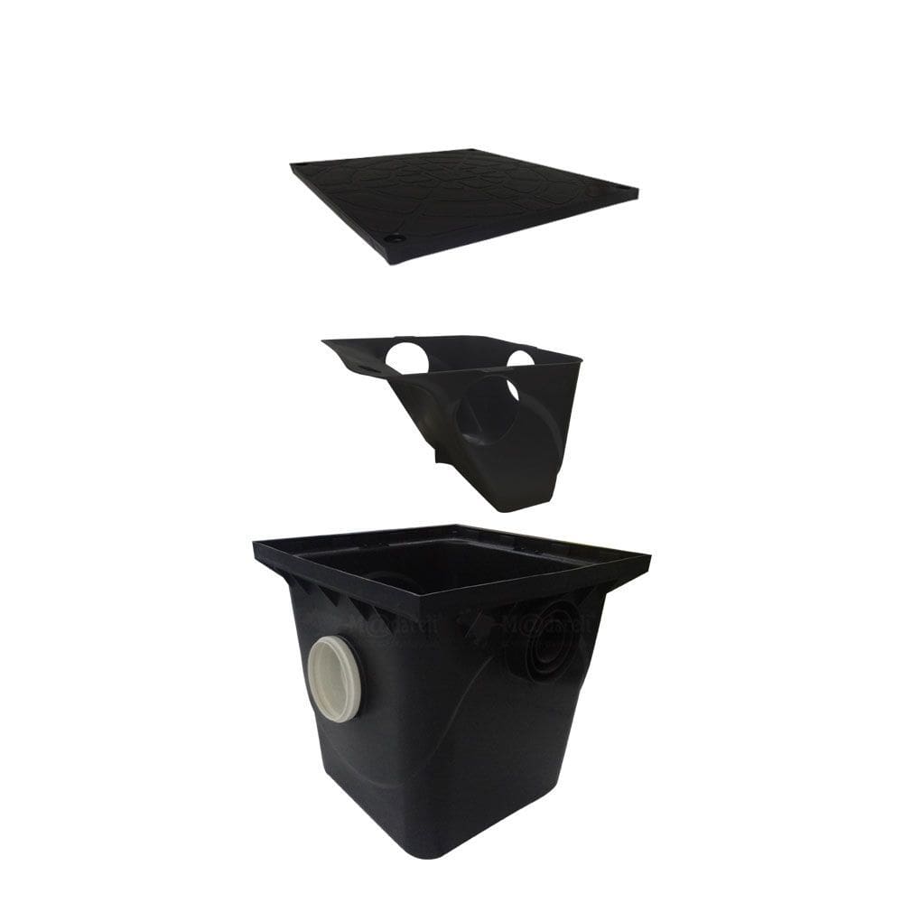 Caixa de Gordura 42 Litros com Cesto de Limpeza 41x41x41cm