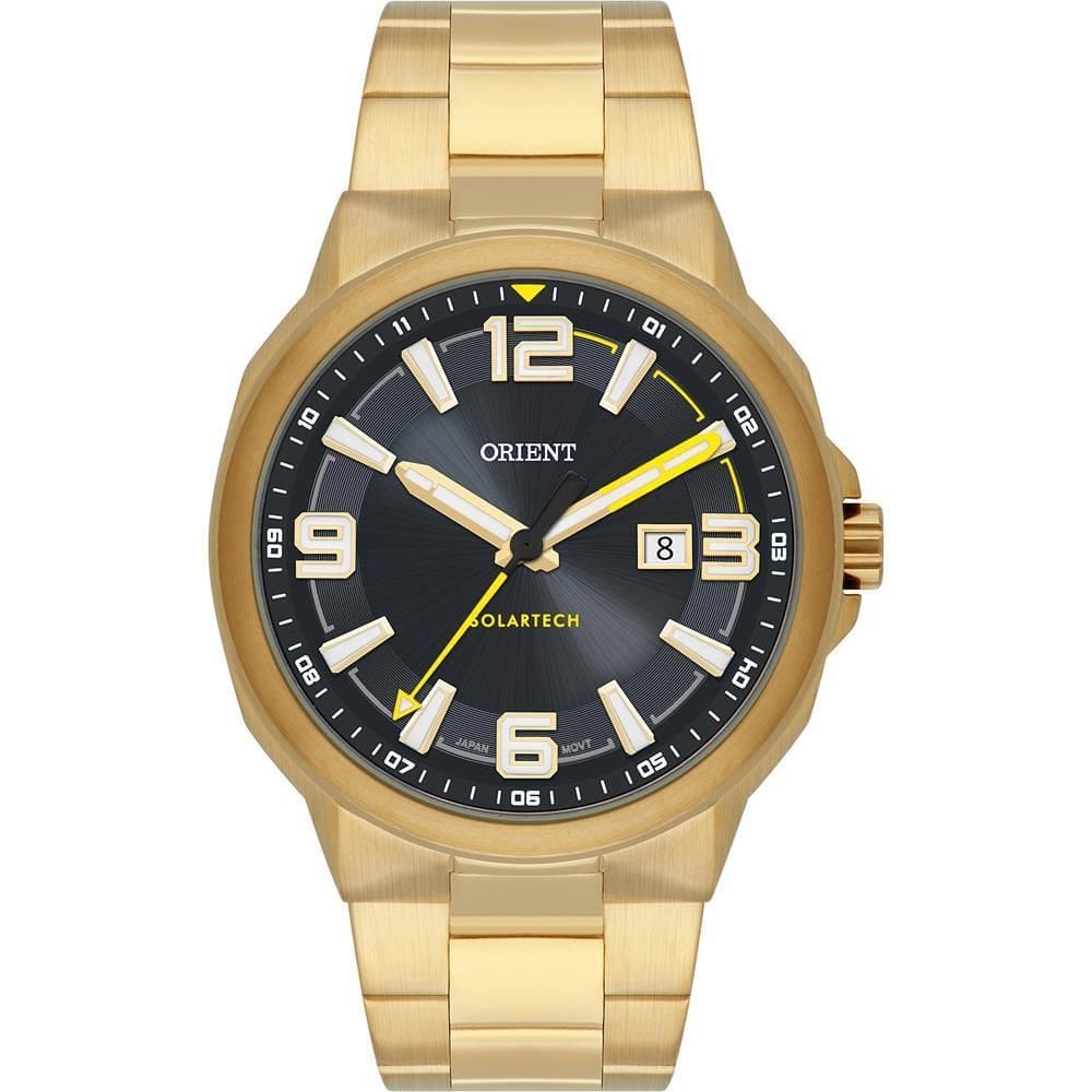 Relógio Orient Masculino Ref: Mgss1302 P2Kx Solar Dourado