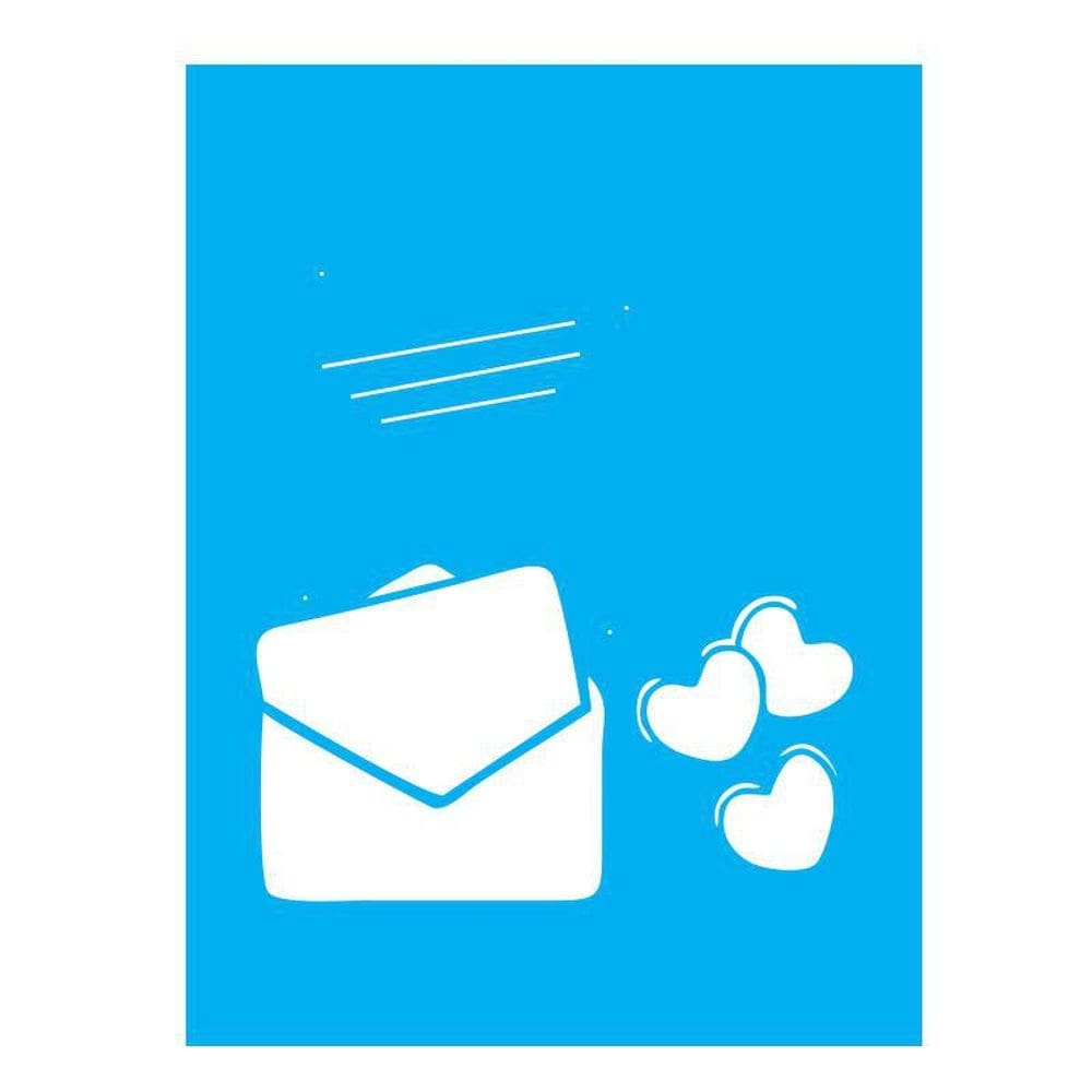 Stencil Tamako Cartas - 15X20Cm - Ref A2171