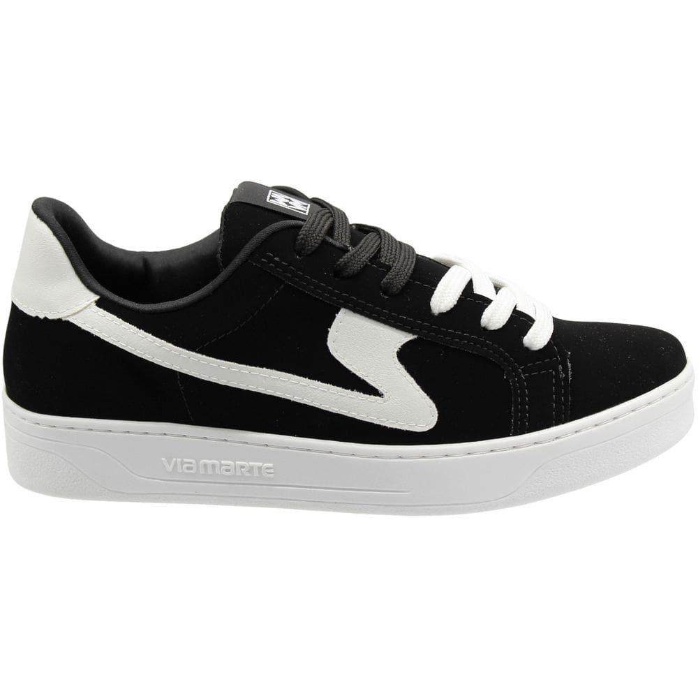 Tênis Casual Via Marte Nobuck Cadarço Duplo Clássico Feminino