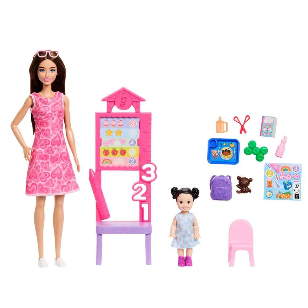 Playset Barbie Carreiras Professora com Boneca Fashion e Acessórios