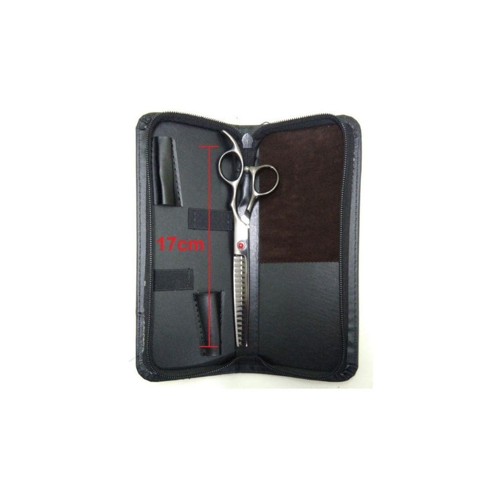 Tesoura Pet/Cabeleireiro Tubarão 6,5 Polegadas  17 Cm  Preto