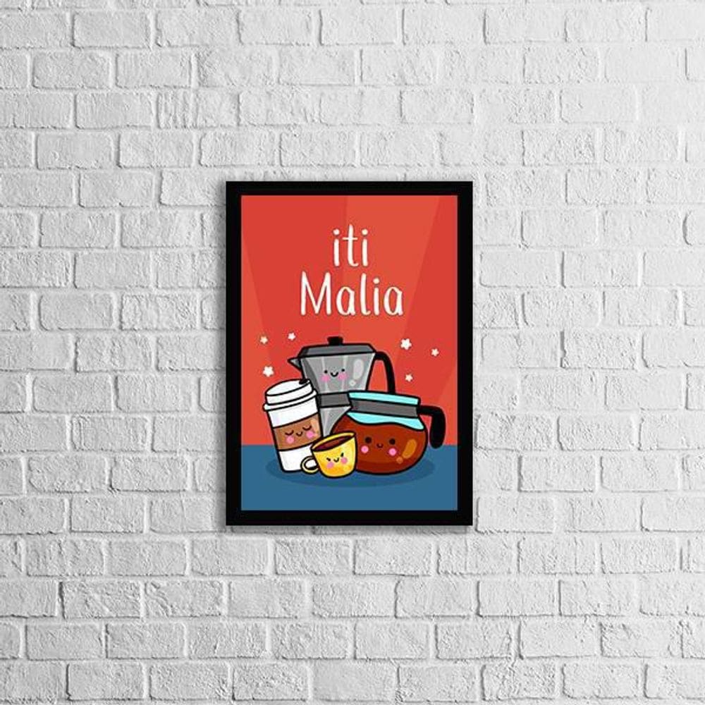 Quadro Café Iti Malia 24X18Cm