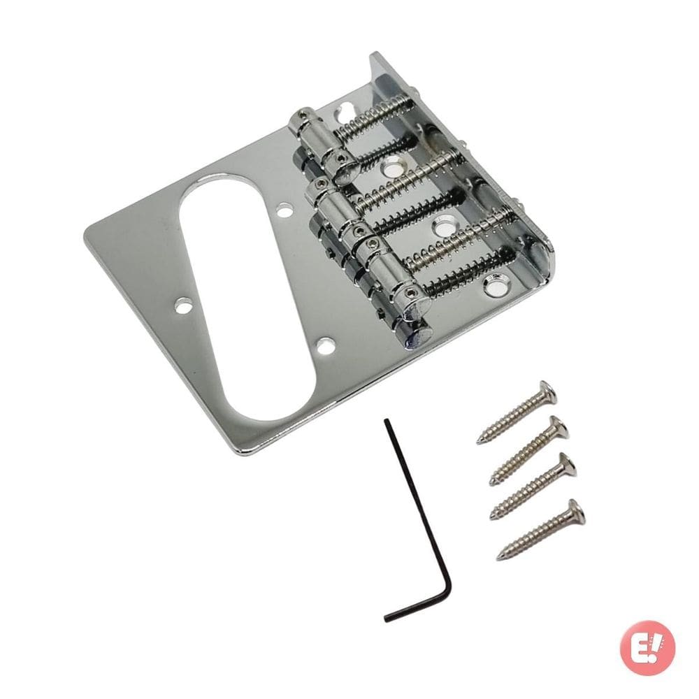 Ponte Guitarra Telecaster Fixa Single Vintage Cromada