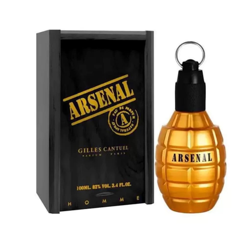 Perfume Arsenal Gold Masculino Gilles Cantuel eau de Parfum 100ml