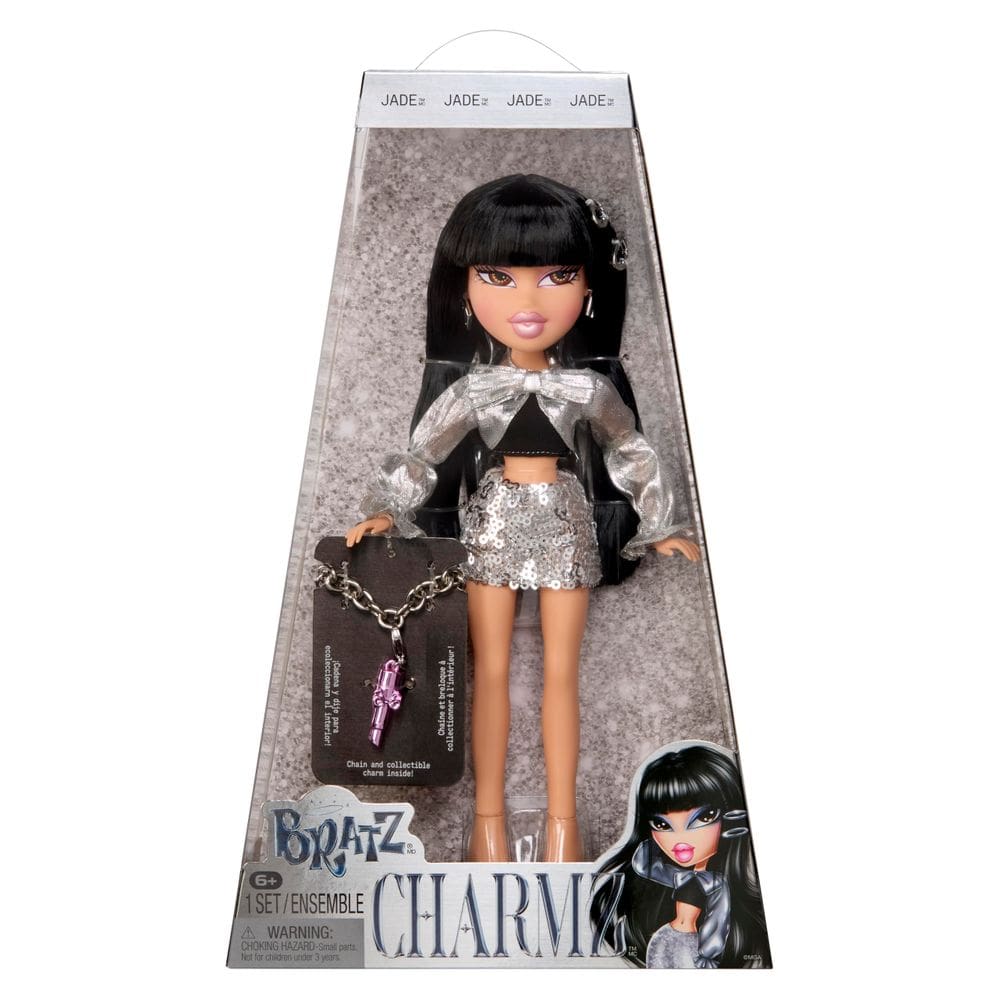Boneca Fashion Bratz Charmz Jade com Pulseira de Charme Colecionável