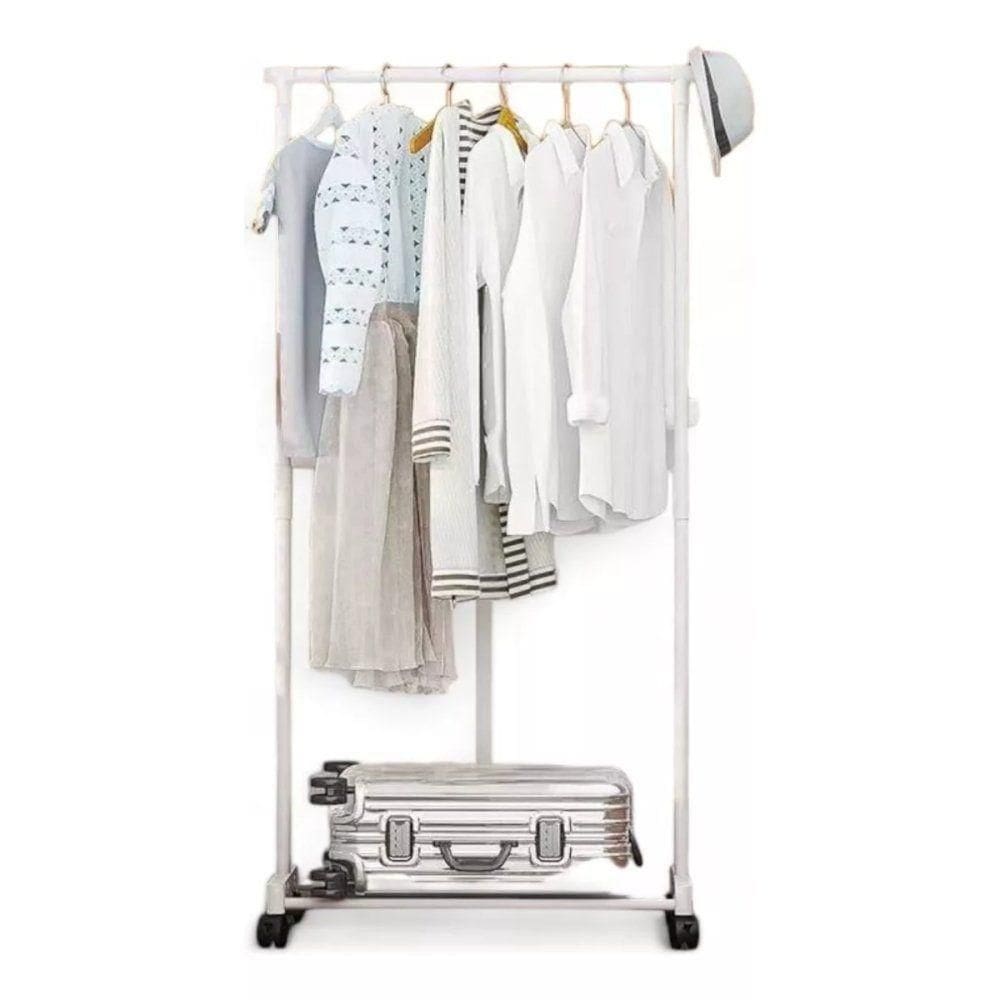 Arara De Multiuso Para Roupas Com Prateleira