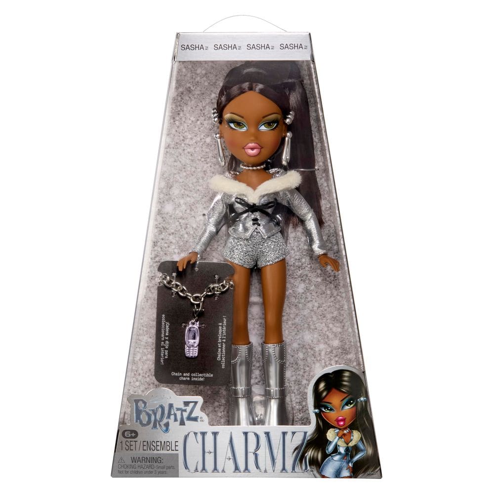 Boneca Fashion Bratz Charmz Sasha com Pulseira de Charme Colecionável