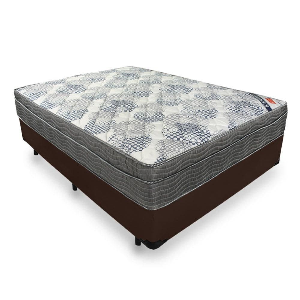 Cama Box com Colchão de Molas Ensacadas Ortobom ISO Casal 138cm