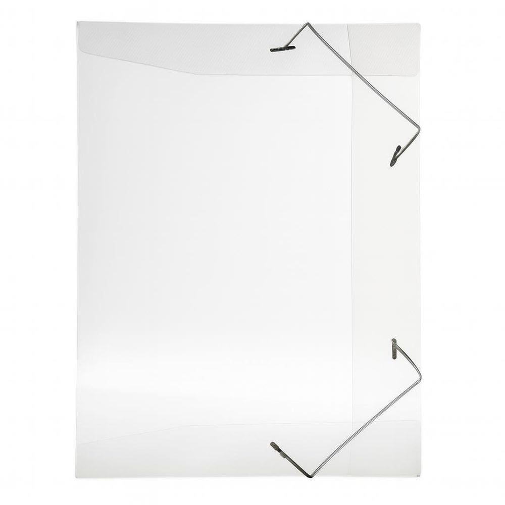 Kit 5 Pastas Aba Oficio Com Elastico Dac Transparente