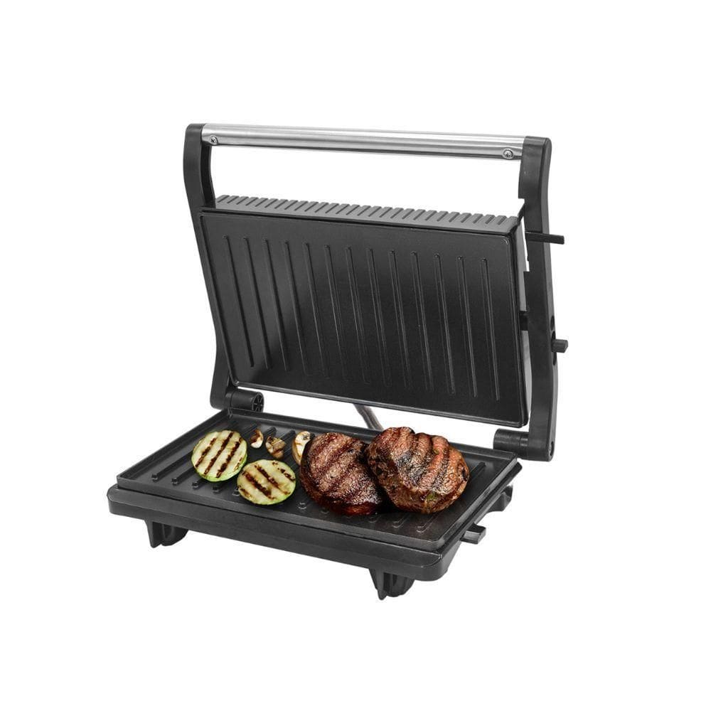 Grill Elétrico E Sanduicheira Austin Aço Inox Superfície Antiaderente Abertura Total 750w 110 Volts