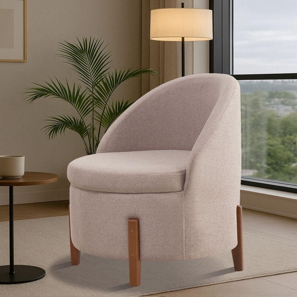 Poltrona Redonda Decoraiva Rubi Sala De Estar Recepção