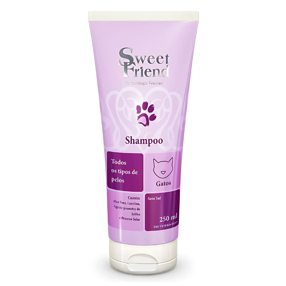 Shampoo Todos Os Tipos De Pelos (gatos) - 250ml