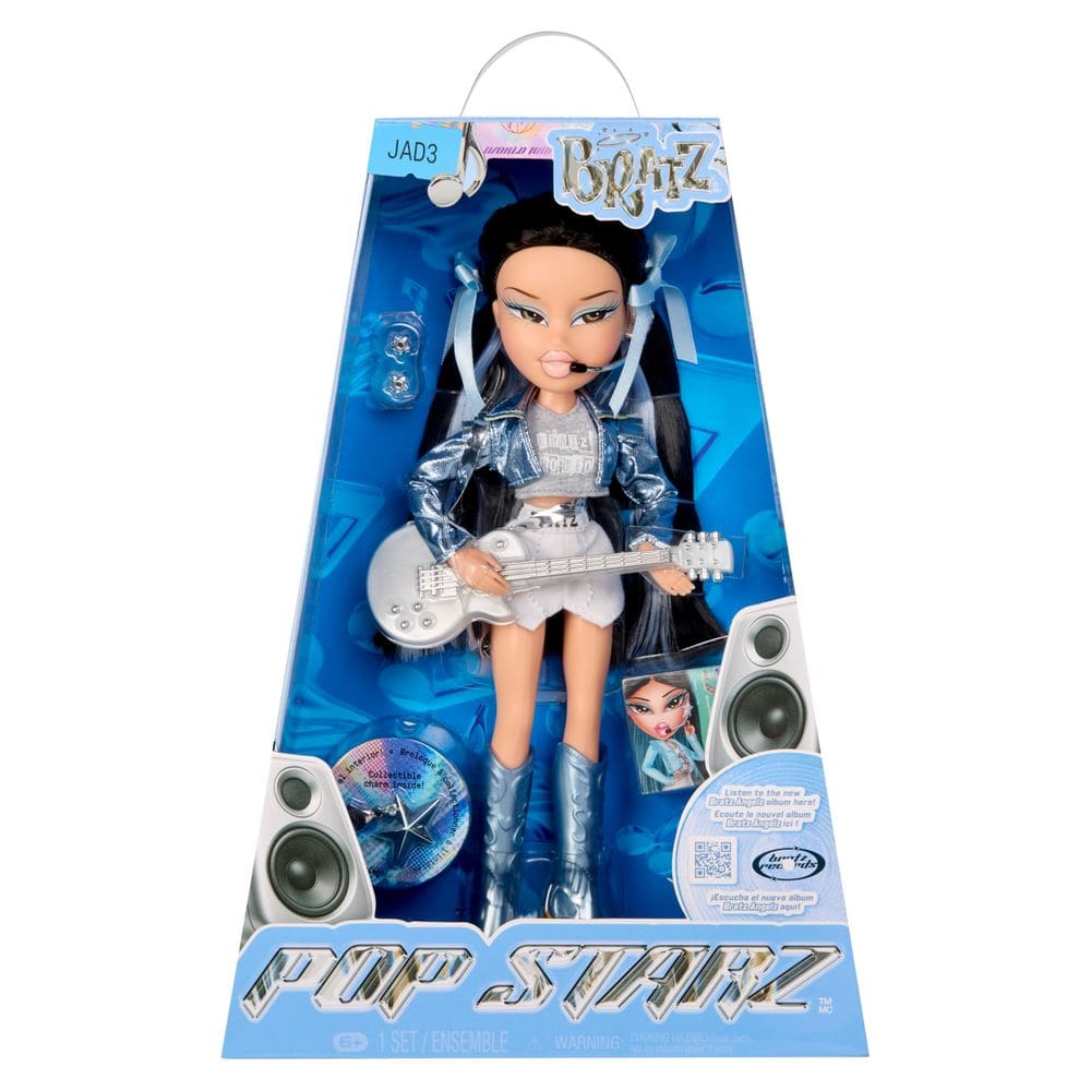 Boneca Fashion Bratz Pop Starz Jade com Acessórios e Pingente