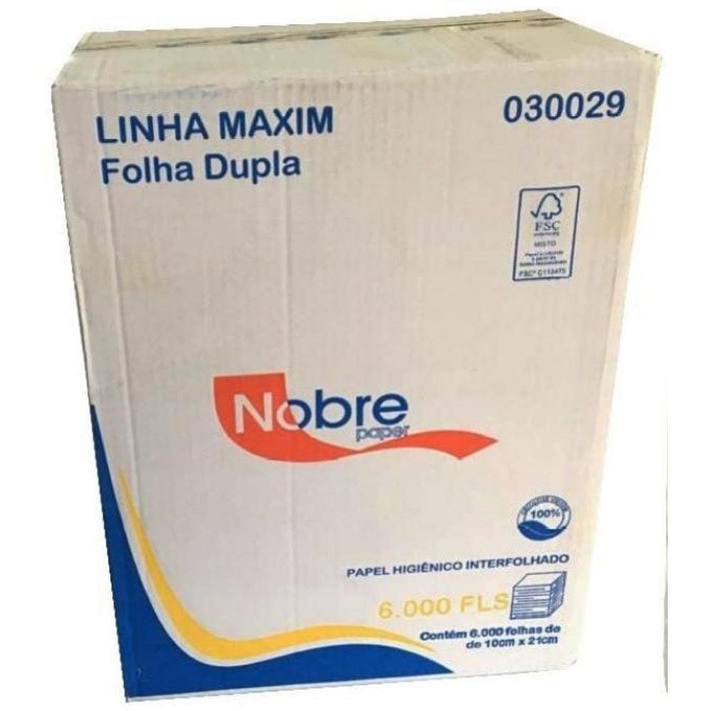 Papel Higiênico Cai Cai Folha Dupla - Nobre C/6000