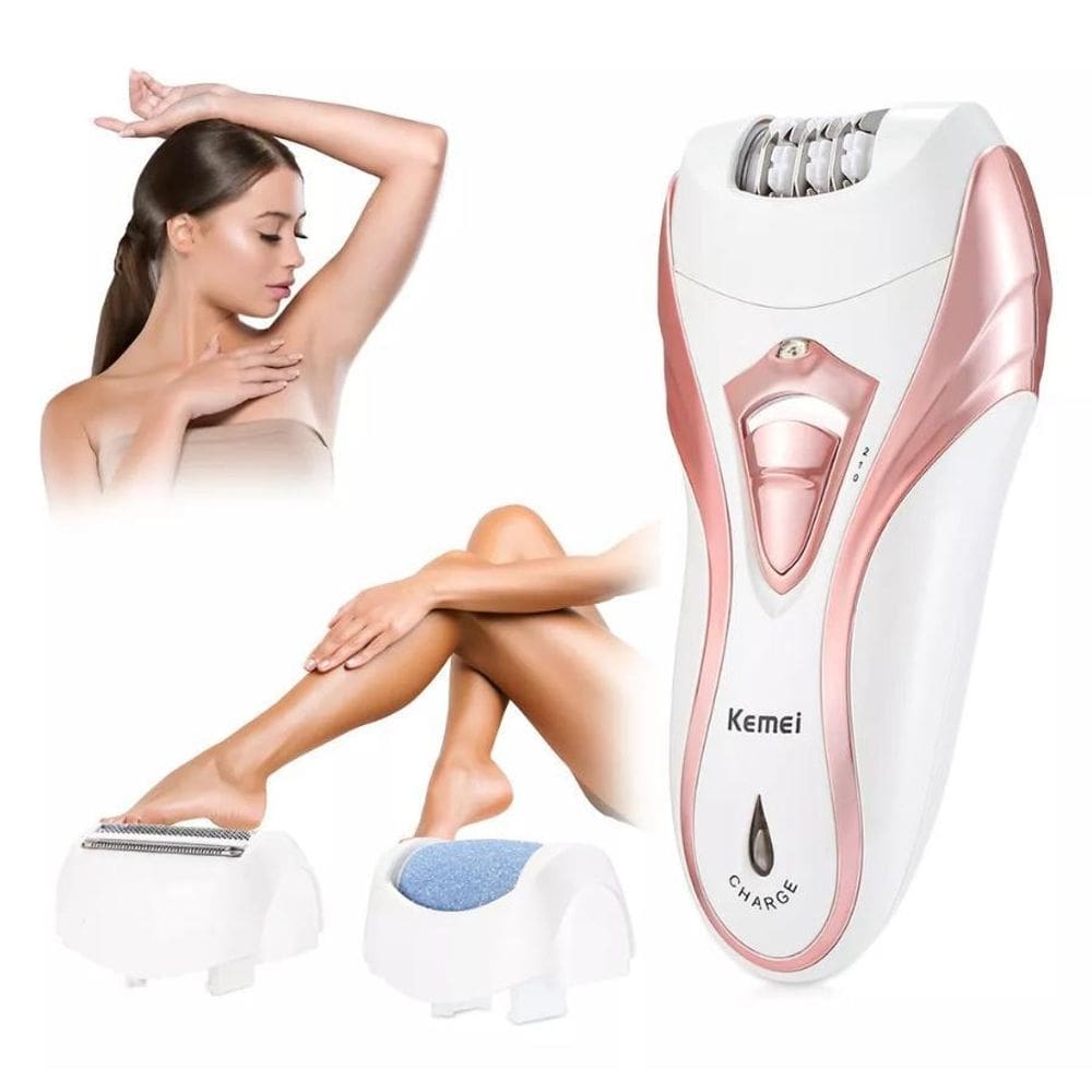 Liberte Sua Beleza Natural Com O Depilador Kemei Km-3010