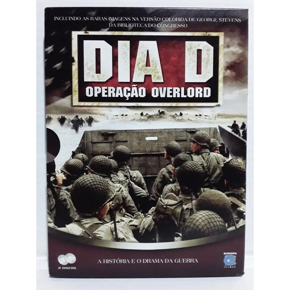 Dvd Dia D - Operação Overlord - Digipack Duplo Novo