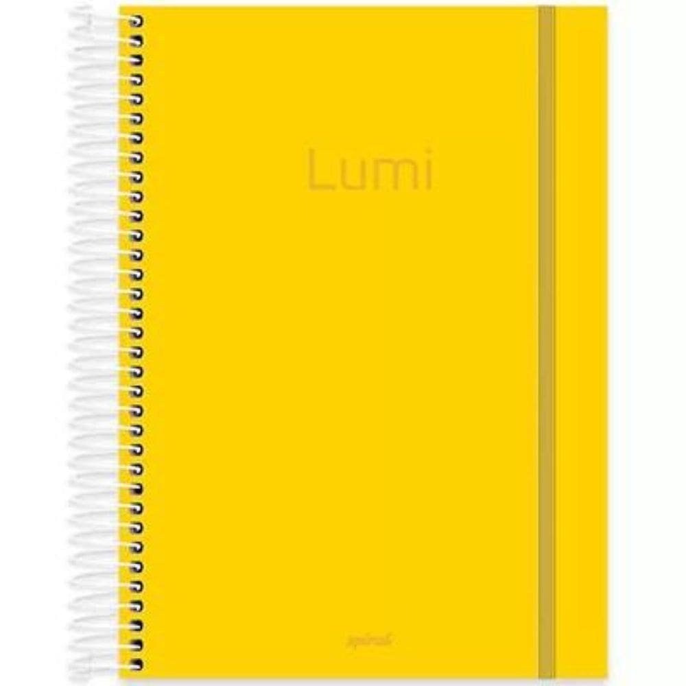Material Escolar Caderno Cores Neon 10Matérias/160Folhas/Kit