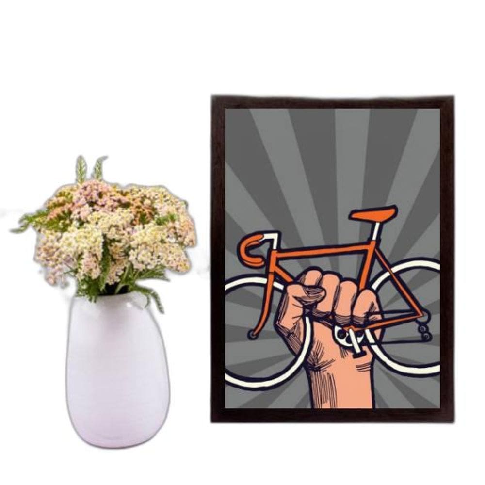 Quadro Decorativo Bike Revolution 24X18Cm