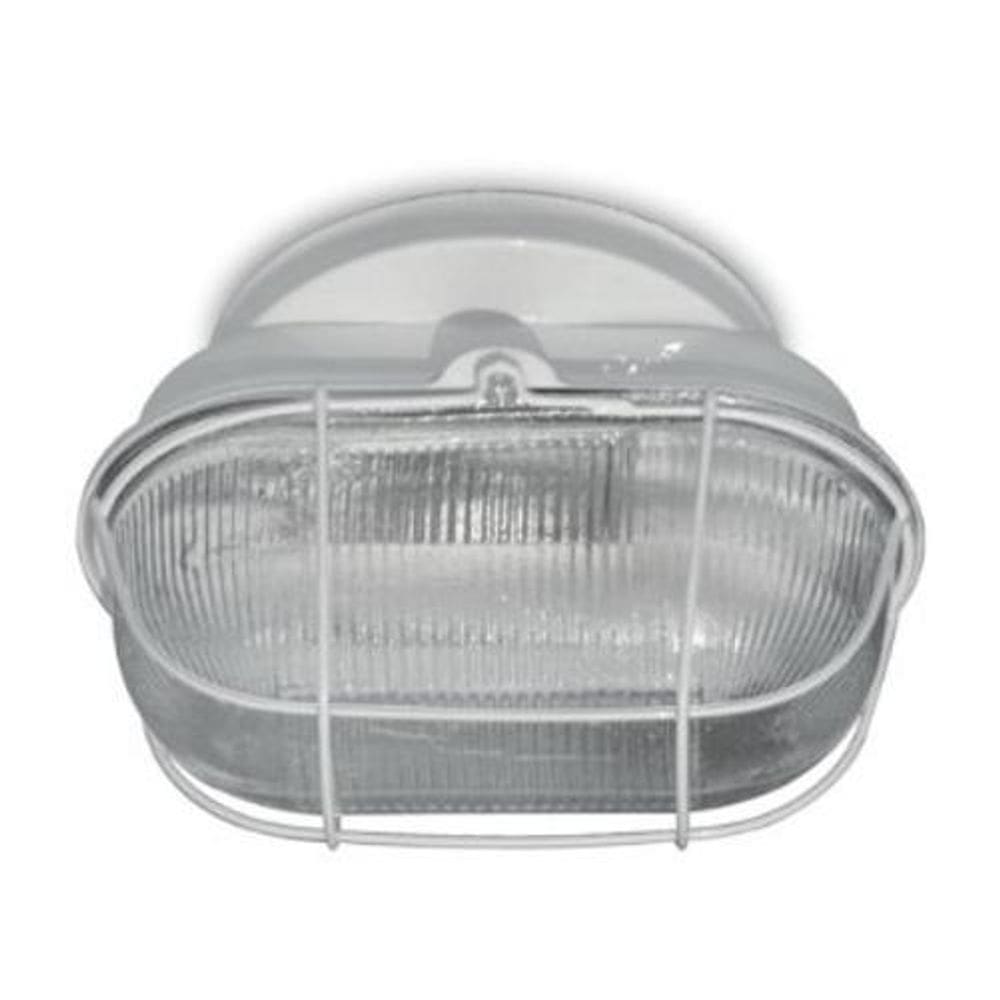 Tartaruga Branco Ferro E Vidro 1 Lamp Nacional Iluminação