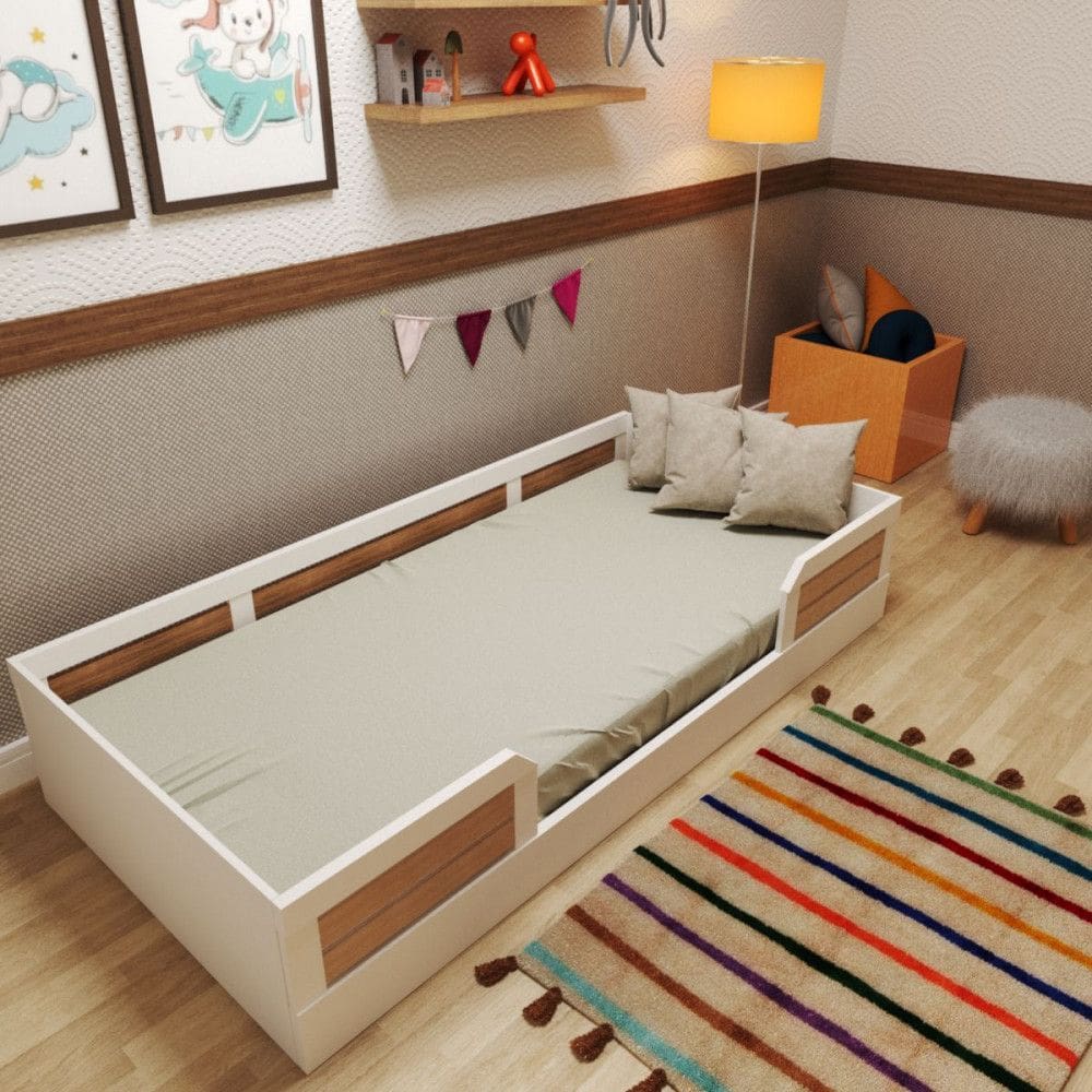 Cama Infantil Montessoriana Solteiro Luma Bramov
