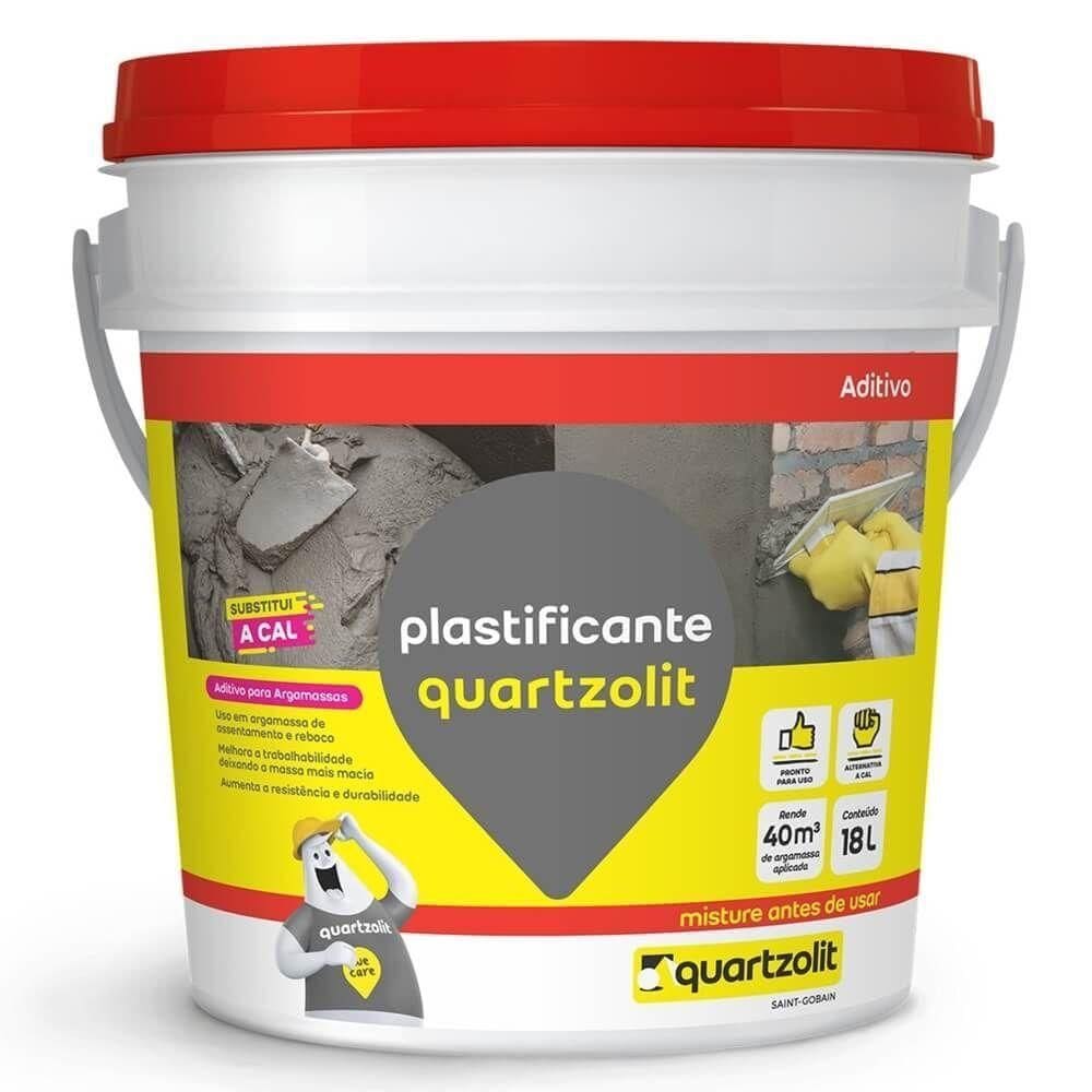 Aditivo Plastificante 18 Litros - 30072.02.30.008 - Quartzolit Aditivo Plastificante 18lts Quartzolit